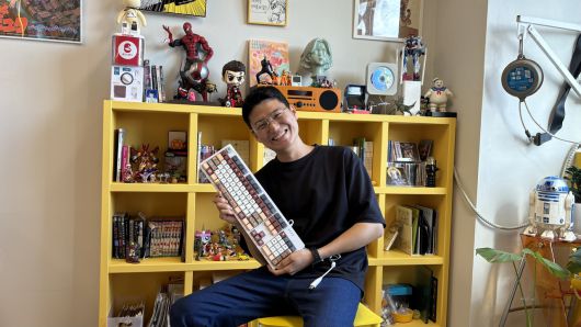 지난 19일 인천 계산동 ‘시이닷’ 사무실에서 노지훈 대표가 포즈를 취하고 있다. 박연수 기자