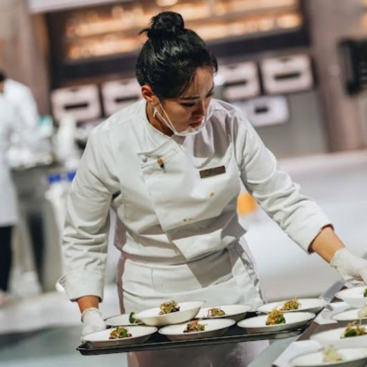 넷플릭스 예능 흑백요리사에 출연한 정지선 셰프. 넷플릭스 캡처