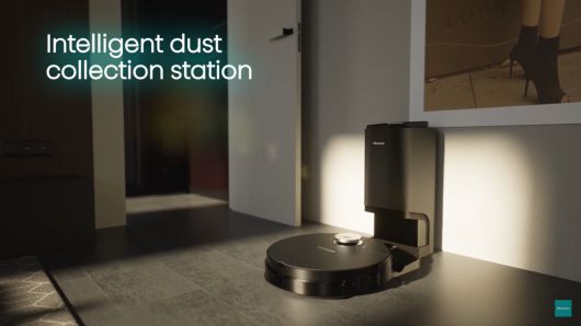 중국 하이센스가 IFA 2025에서 공개를 예고한 로봇청소기 신제품. [하이센스 유럽 유튜브 캡처]