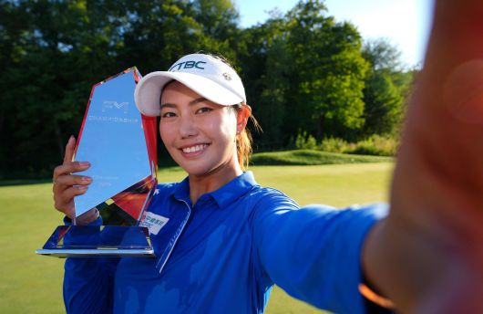 LPGA 투어 FM 챔피언십에서 첫 우승을 차지한 루키 미란다 왕  [AFP]
