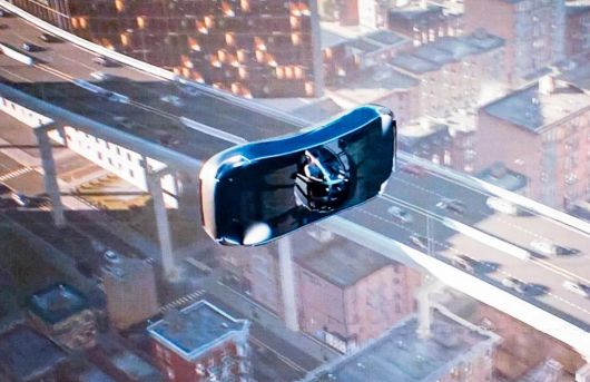 알레프 에어로노틱스(Alef Aeronautics)의 비행 자동차 ‘모델 A’가 하늘을 나는 모습[알레프 에어로노틱스 홈페이지 캡처]