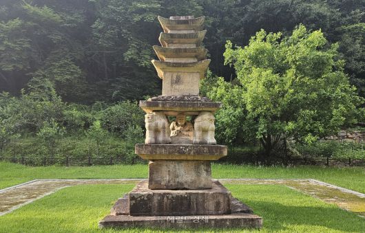 사자빈신사지 사사자 구층석탑
