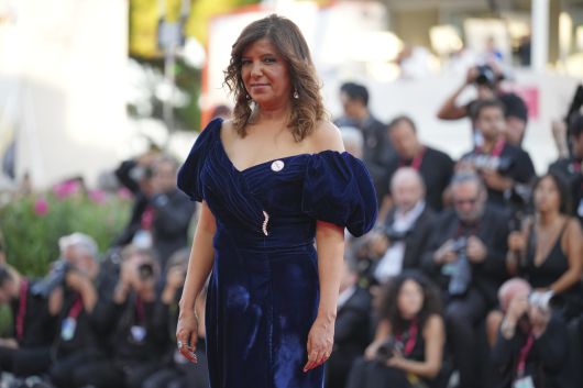 82회 베니스국제영화제에서 심사위원대상을 수상한 ‘힌드 라잡의 목소리’의 카우더 벤하니아 감독 [AP 연합]