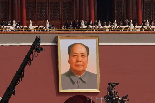 마오쩌둥 초상화 [로이터]