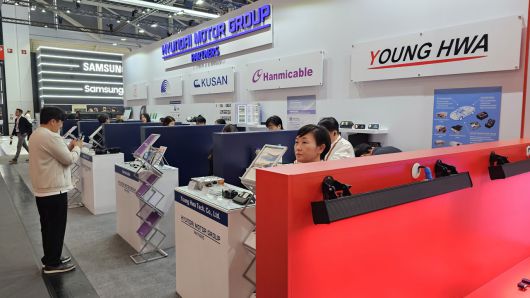 현대자동차와 기아, 현대모비스가 IAA 모빌리티 2025 현장에 마련한 부스 [뮌헨=김성우 기자]