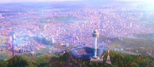 남산타워. [넷플릭스 ‘케이팝 데몬 헌터스’]