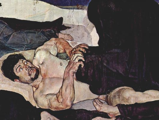 페르디난드 호들러, 밤(일부 확대)