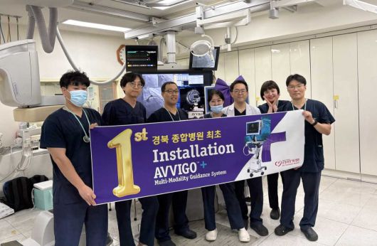 포항세명기독병원이  최초로 머신러닝(AI) 기반 혈관내초음파 영상장비 ‘아비고 플러스’를 도입했다.