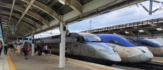 순천역 코레일 열차. 사진은 기사와 관계 없음.[한국철도공사 제공]