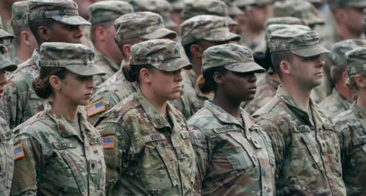 미 여군들. [게티이미지]