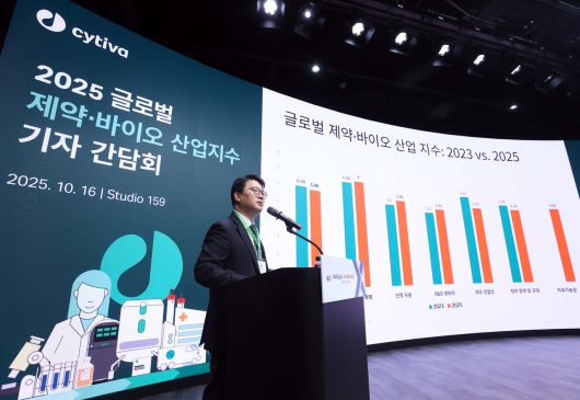 최준호 싸이티바 아태지역 총괄 사장이 기자간담회를 하고 있다. [싸이티바 제공]