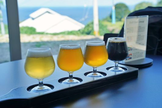 울릉브루어리 수제맥주 4종. 정석준 기자