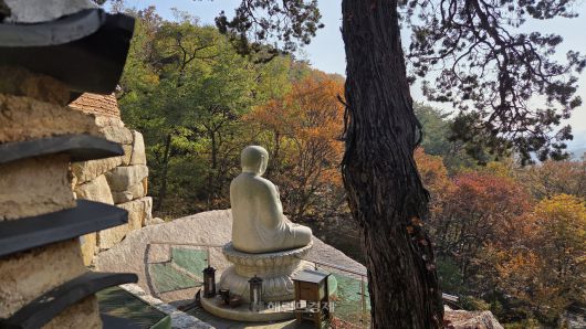 학도암 석조지장보살 좌상