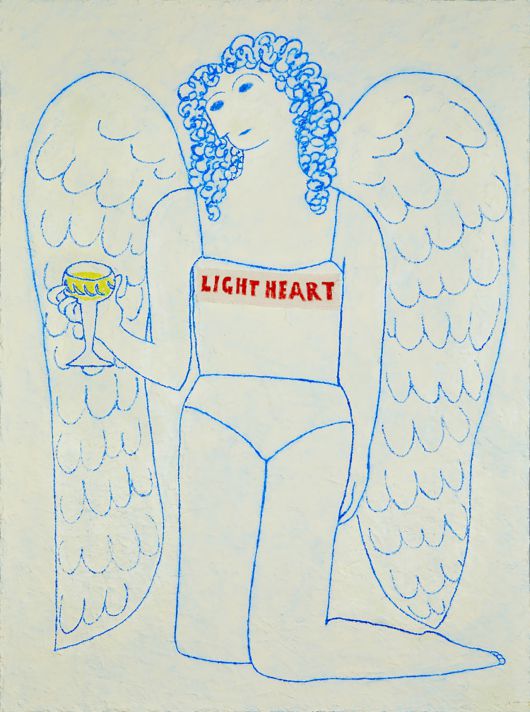 키미, 가벼운 마음, Discarded Paper and Mixed Media on Canvas, 97.0 × 130.3 cm, 2025 ©키미