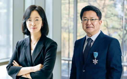 SK하이닉스의 2026년 정기 임원인사에서 신규 임원으로 선임된 미래기술연구원의 손윤익(왼쪽) 팀장과 김태한 팀장. [SK하이닉스 뉴스룸]