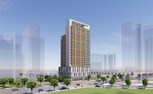 개봉역 역세권 활성화사업 주거복합 신축 건물 투시도. [서울시 제공]