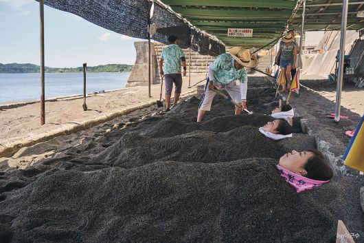 가고시마 모래찜질