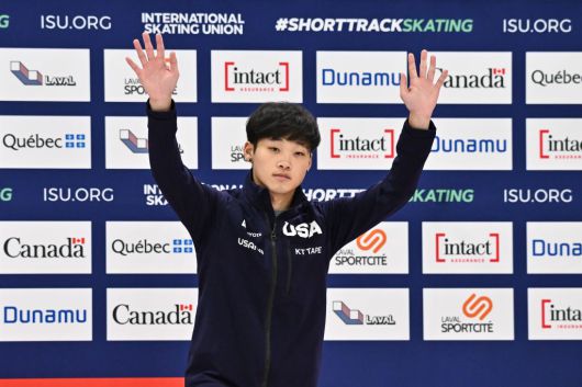 쇼트트랙 미국대표 한국계 앤드류 허 [게티이미지]