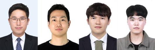 이번 연구를 수행한 UNIST 연구진. 김귀용(왼쪽부터) 교수, 김병조 교수, 도성훈 연구원, 엄상민 연구원.[UNIST 제공]