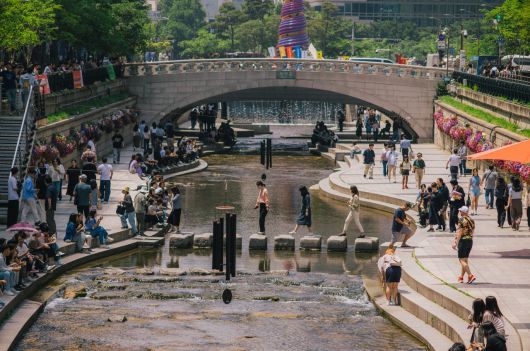 청계천 모습. [서울시설공단]