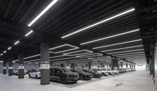 기아 인증중고차 센터 평택 직영점 적치장 내부 [기아 제공]