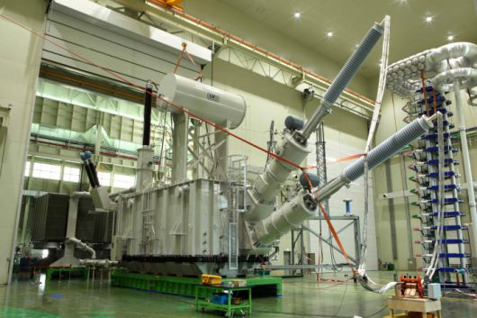 LS일렉트릭의 HVDC CTR 초고압 시험 장면 사진=LS일렉트릭 제공