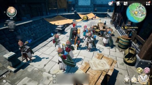 드래곤소드 내 마을. 사진=김세현 기자