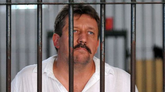 그라이너와 교환한 러시아 무기상 빅토르 부트. 사진은 지난 2008년 4월 9일 촬영된 것이다.