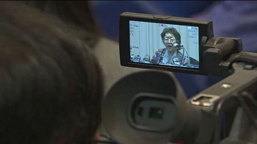 위안부 피해자 이용수 할머니의 기자회견