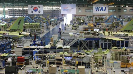 경남 사천의 KAI 조립동 전경