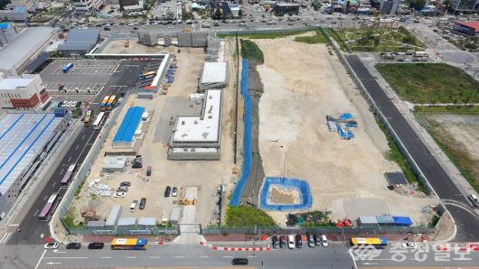 유성복합터미널 조성 공사현장 (2025.7.16.)