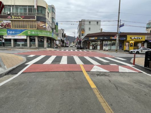 예산읍 산성리 역전로 전경