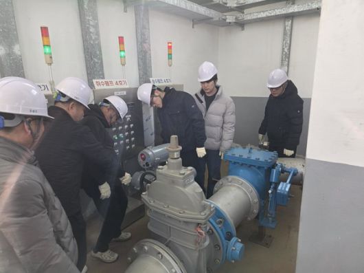 예산정수장 시설물 운전 교육 전경