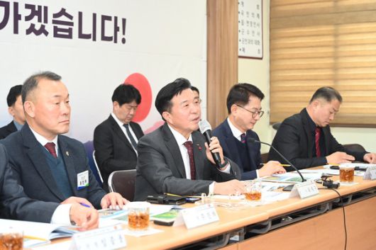 삽교읍 연두방문 모습