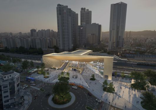 천안역 증개축 사업 조감도.