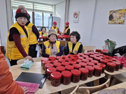 고덕면 적십자 봉사회 고추장 나눔 봉사