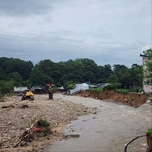 재해 응급복구 현장