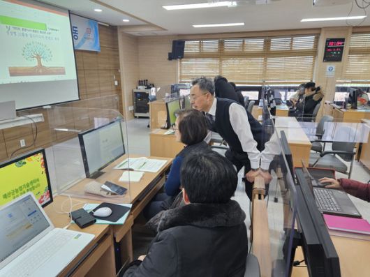 굿팜마케팅연구회원 대상 정보화 역량강화 교육 진행 모습