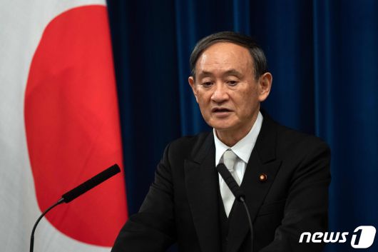 스가 요시히데 일본 총리 © AFP=뉴스1
