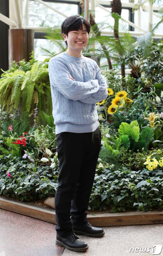 OCN 토일드라마 '경이로운 소문'에 출연 중인 탤런트 김은수가 18일 오후 서울 종로구 뉴스1 사옥에서 진행되는 인터뷰에 앞서 포즈를 취하고 있다. 2021.1.18/뉴스1 © News1 김진환 기자