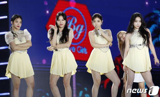 브레이브걸스 유정(왼쪽부터). 은지, 유나, 민영© News1