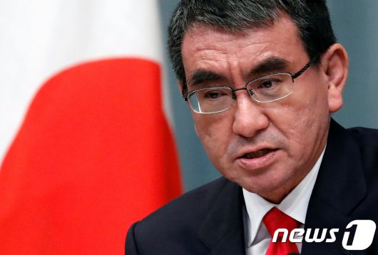 고노 다로 일본 행정개혁 담당상 <자료사진> © 로이터=뉴스1