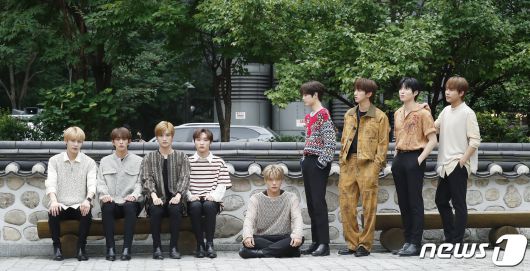 서울 종로 홍보관, 그룹 다크비 GK(왼쪽부터), D1, 이찬, 유쿠, 준서, 룬, 해리준, 희찬, 테오 인터뷰. 2022.8.18/뉴스1 ⓒ News1 권현진 기자