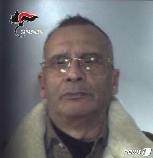 30년만에 검거된 마테오 메시나 데나로(60) 이탈리아 시칠리아 마피아 코사노스트라 조직 두목 2023.01.16 ⓒ 로이터=뉴스1 ⓒ News1 정윤미 기자