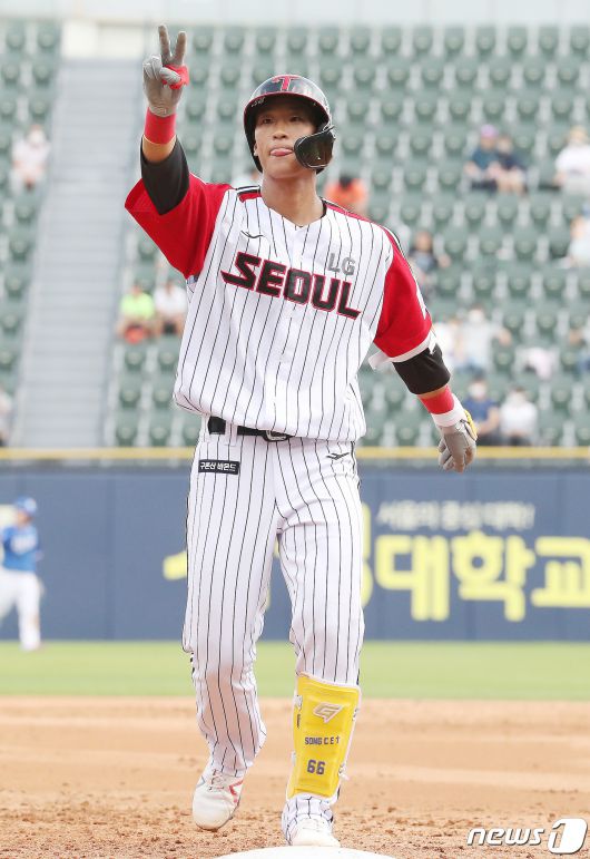 LG 트윈스의 송찬의. 2022.5.29/뉴스1 ⓒ News1 임세영 기자