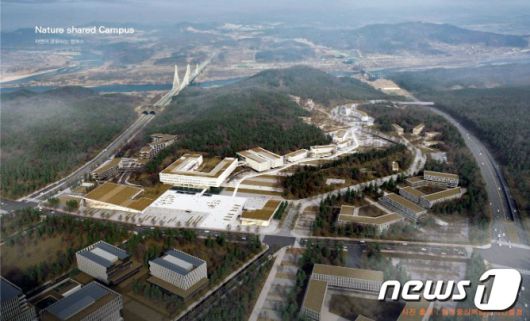 충남대 세종캠퍼스 조감도.(행정중심복합도시건설청 제공)/뉴스1