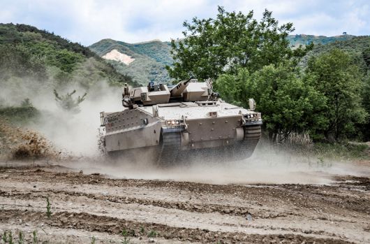 '레드백' 장갑차. (한화에어로스페이스 제공)