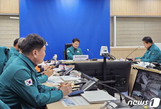 대설 대책 점검하는 김진태 강원도지사.(강원도 제공)