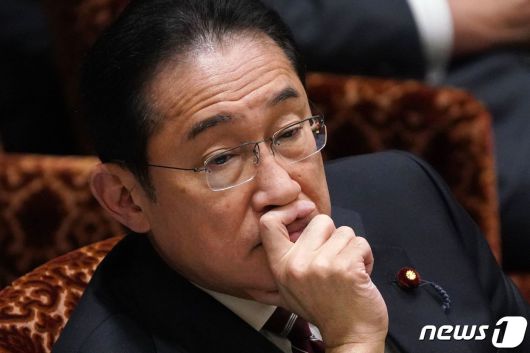 기시다 후미오 일본 총리가 28일(현지시간) 도쿄의 참의원 예산 위원회에 출석을 하고 있다. 2024.3. 29 ⓒ AFP=뉴스1 ⓒ News1 우동명 기자