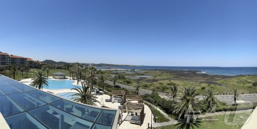 해비치 리조트 제주 객실에서 바라 본 표선면의 바다 풍경. ⓒ 뉴스1 김형준 기자